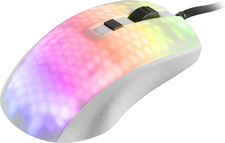 Actual product image Mars Gaming Souris Filaire Gamer Mmr RGB (Blanc) (Cable)