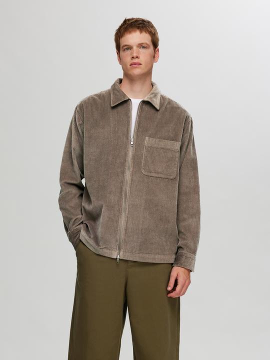 Actual product image Selected Homme Slh-Jake Cord Overshirt Ls Zip Noos (S)