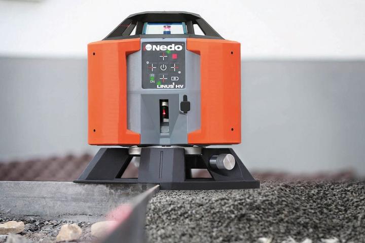 Actual product image Nedo NV471810 Universallaser LINUS 1 HV mit mm-Empfänger Acceptor line