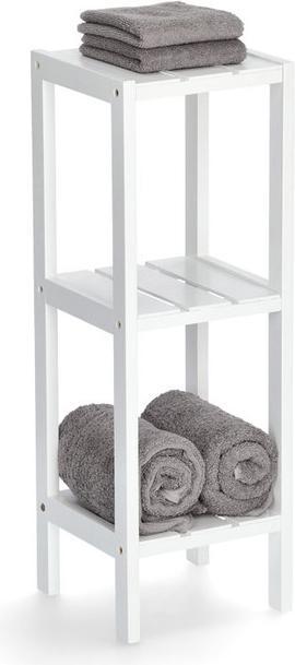 Productafbeelding Zeller Present Staande plank met 3 planken, MDF, wit (22 x 22 x 65 cm)