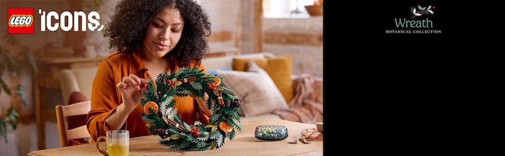 Produktbild LEGO Weihnachtskranz (10340, LEGO Icons)