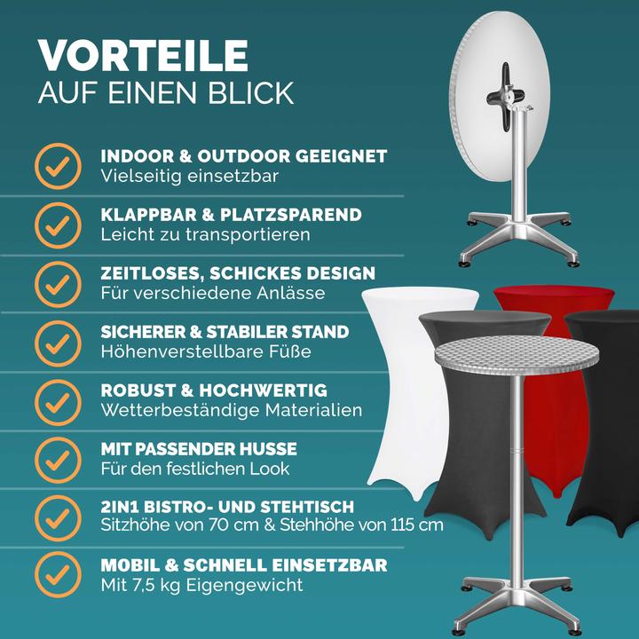 Produktbild Casaria Mange debout pliant et housse