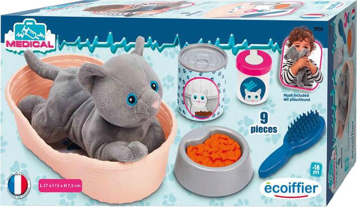 Produktbild écoiffier Katzenpflegeset 9-Teilig (7.50 cm)