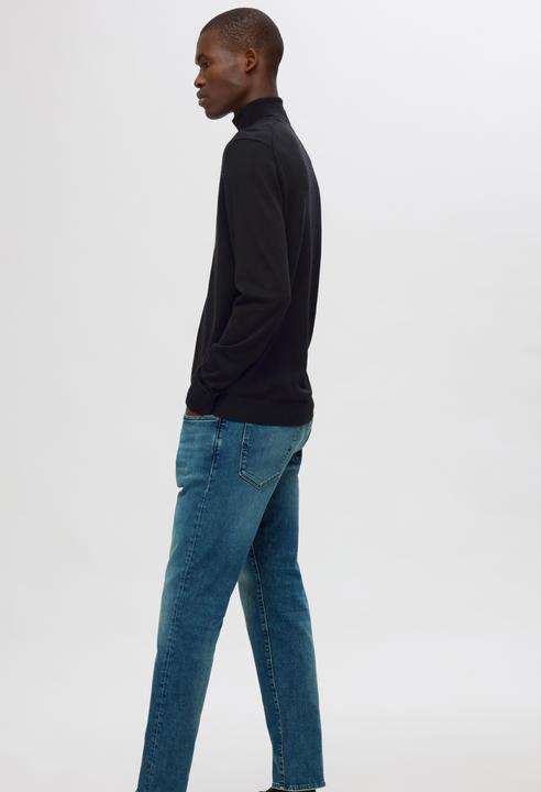 Actual product image Selected Medium Blue Straight Fit Jeans (30)