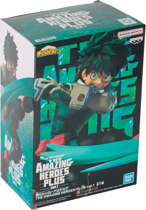 Actual product image Banpresto My Hero Academia The Amazing Heroes Plus Vol.1 Midoriya 15cm