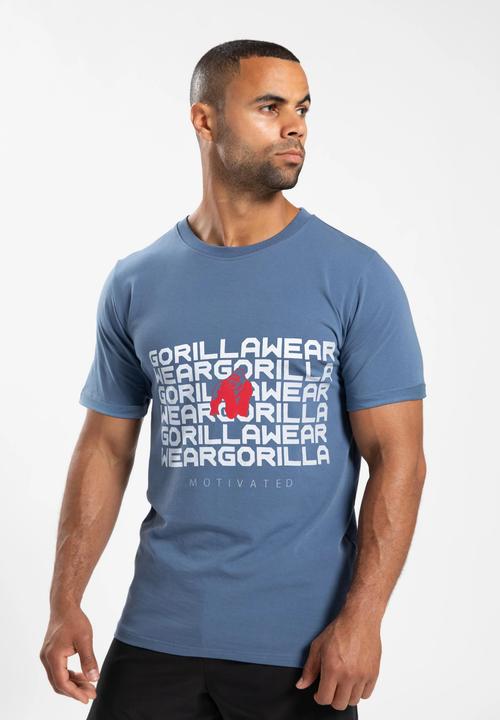 Immagine prodotto Gorilla Wear Bradley T-Shirt - Blau (XL)