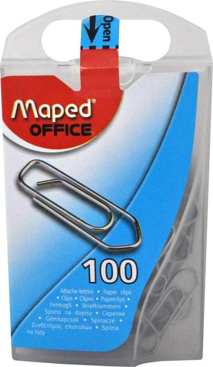 Produktbild Maped Büroklammern 25mm silber (100x)