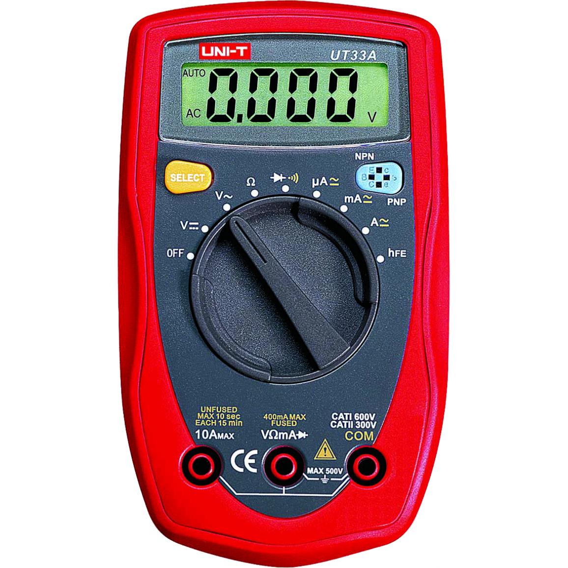 Uni-T, Multimetro, Dispositivo di misura Universalus UT 33A (MIE0062)