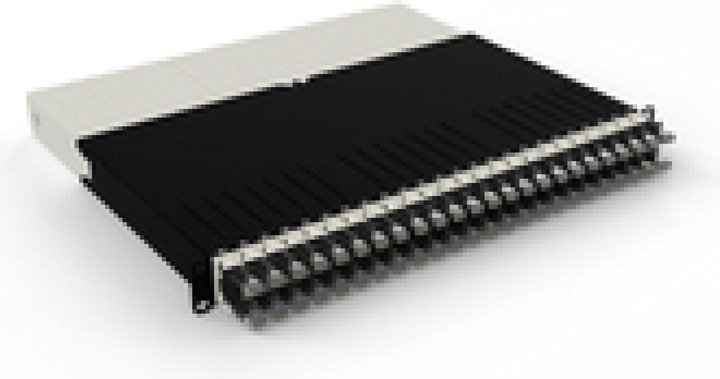 Image du produit PATCHBOX one / 8RU / Cat 6A, STP, 0.8 m, noir (U/FTP, CAT6a, 0.80 m)