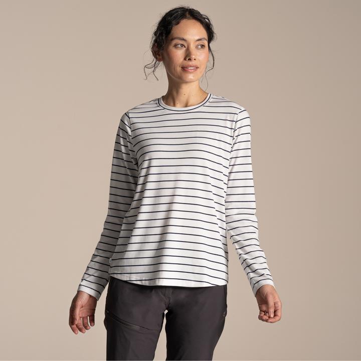 Blue navy stripe, sail white