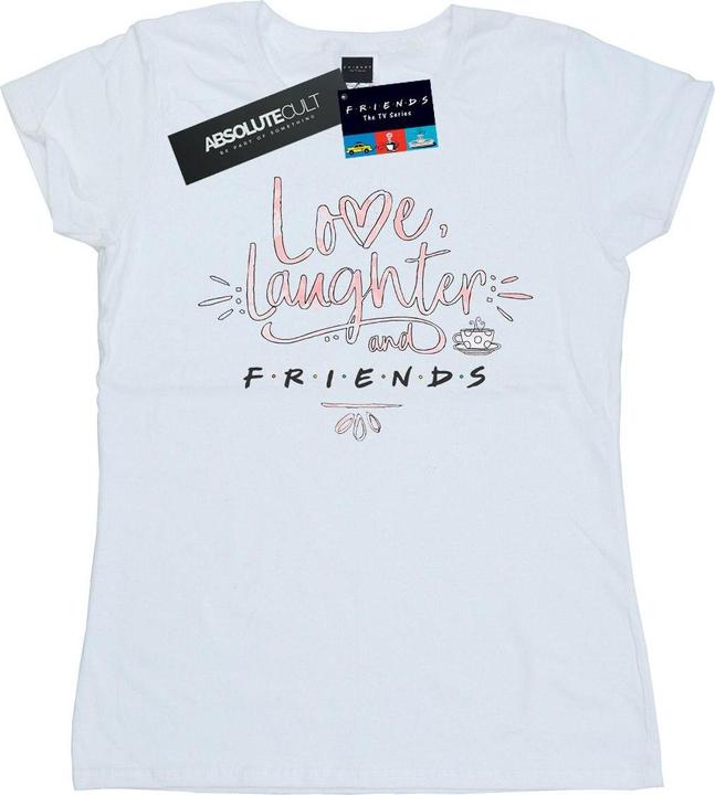 Actual product image Friends Womens/Ladies Love Laughter Cotton T-Shirt (S)