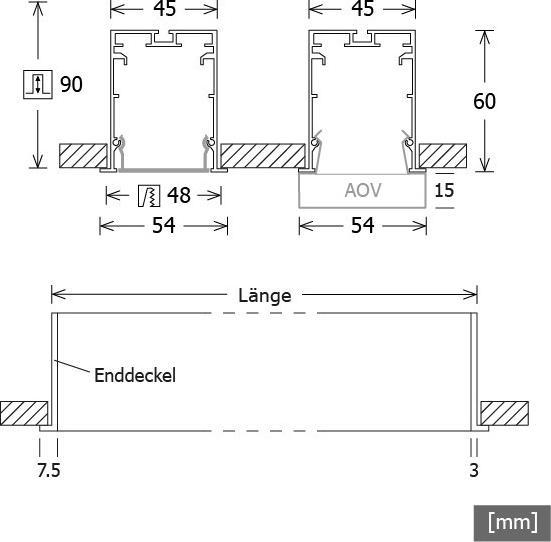 Produktbild LTS LED-Einbauleuchte (3270 lm)