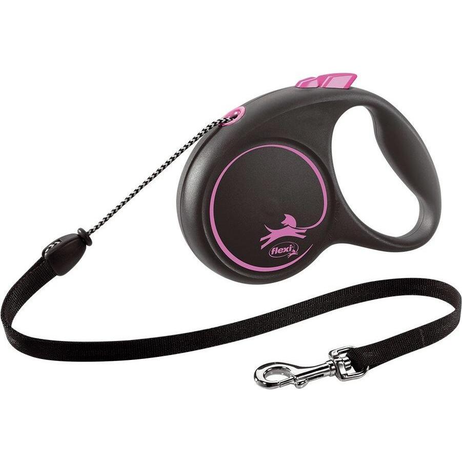 Thumbnail - Flexi Black Design Seil (XS, Hund, Allgemein), Halsband + Leine