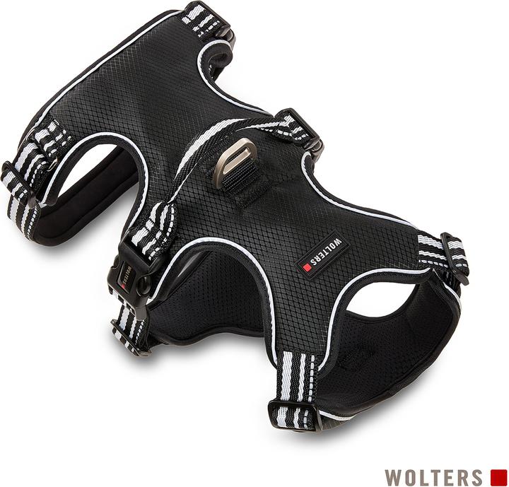 Actual product image Wolters Active Pro Harness No Escape Size 2 45-52 cm x 1,5 cm black/silver (2, Dog, General)
