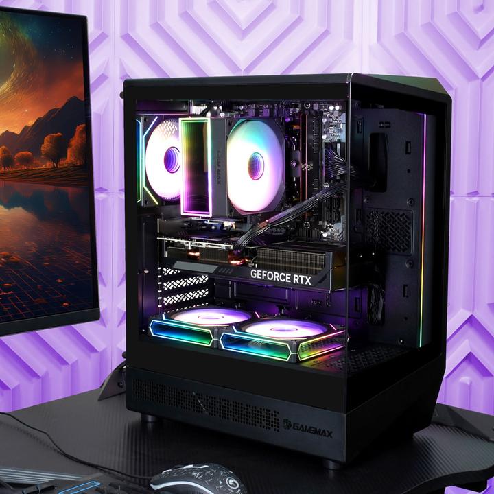 Produktbild GameMax VISTA COC AB 7523 Ryzen 7 9700X 32GB DDR5 1TB SSD RTX 5070Ti (1000 GB, 32 GB, AMD Ryzen 7 9700X, GeForce RTX 5070 Ti)