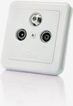 Image du produit Fuba GAD 300 - SAT + TV + Radio - 3 dB - Blanc (3 dB, Prise antenne)