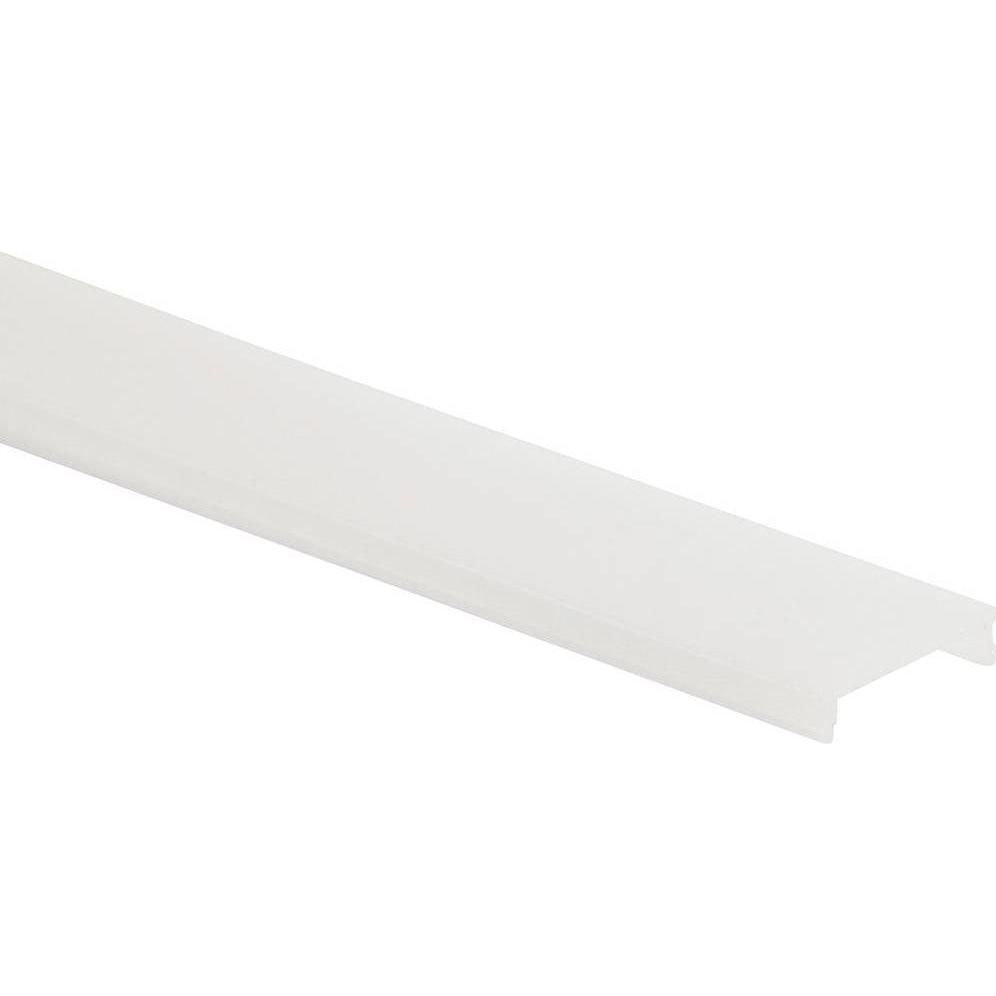 Light In The Attic Records, Striscia LED, Profil Abdeckung, Combo Klick Abdeckung V4-HL-25 opal, 1 m, PMMA, Länge: 1000 mm, Breite: 20 m (Bianco, 100 