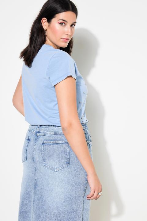 Produktbild Studio Untold T-Shirt, Classic Shape, Vintage Look, Strass (42, 44)