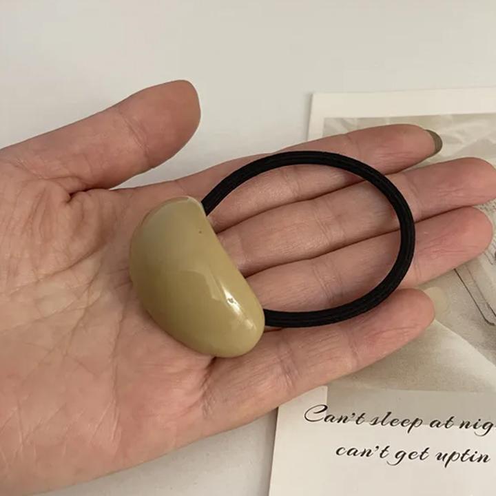 Image du produit Avizar Haargummi mit Holz-Effekt-Perle (Élastiques à cheveux)