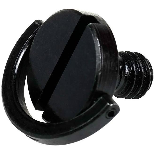 Caruba 1/4" Schroef met D Ring Zwart (Stativ Schwenkgriff), Stativ Zubehör, Schwarz