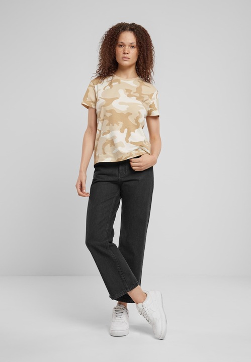Actual product image Urban Classics Ladies Camo Regular Tee - 166869 (XXL)
