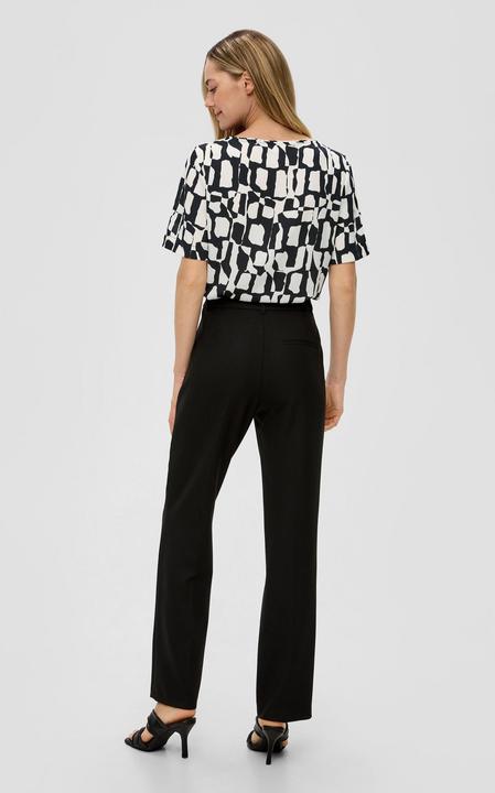 Actual product image S.Oliver Bluse Gemusterte Bluse mit Falten-Details (36)