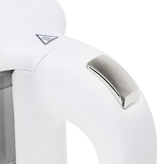 Produktbild Adler AD 1305 elektrischer Wasserkocher weiss/silbern (1.70 l)