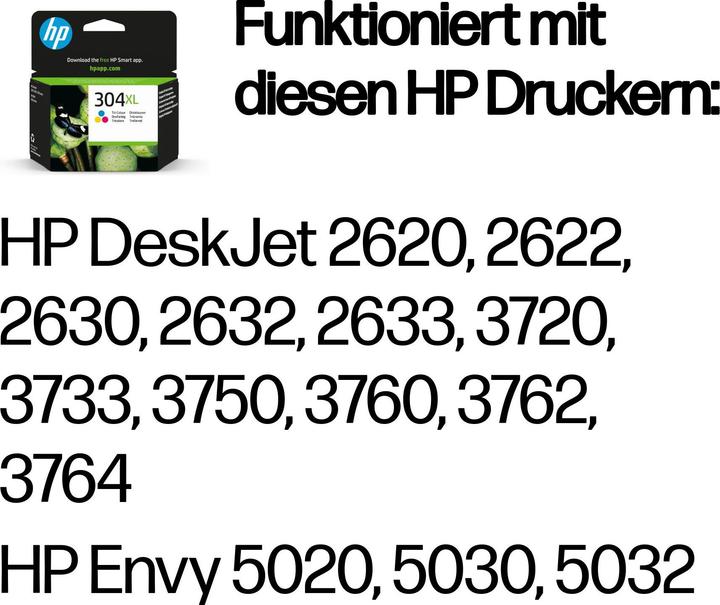 Image du produit HP 304xl (M, C, Y)