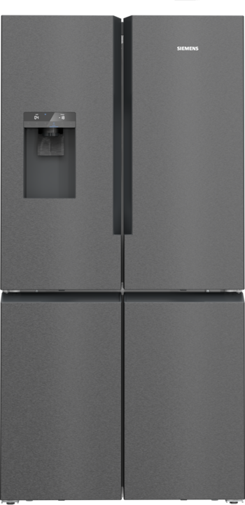 Actual product image Siemens iQ700, Kühl-Gefrier-Kombination, mehrtürig, 183 x 90.5 cm, BlackSteel, KF96DPXEA (547 l)