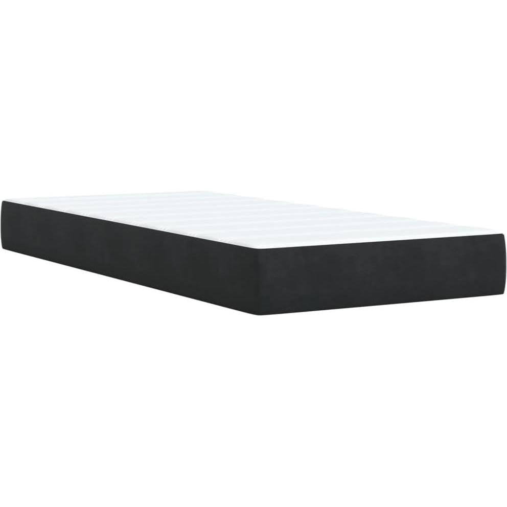 Thumbnail - VidaXL, Bett, Bo x springbett mit Matratze 100 x 200 cm Samt (100 x 200 cm)