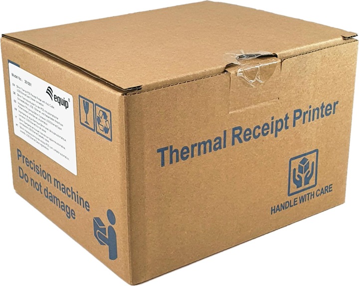 Produktbild equip Thermodrucker 58mm USB/Ethernet/RJ11 sw (USB, Ethernet)