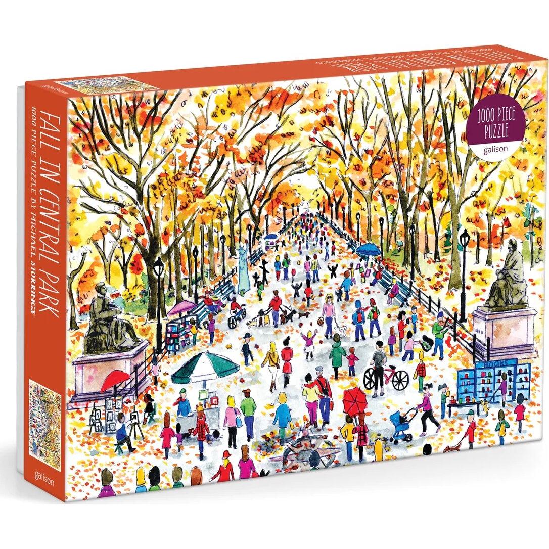 Abrams & Chronicle Puzzle Di Michael Storring Fall In Central Park 1000 Pezzi (Michael Storrings, Inglese), Altra Letteratura