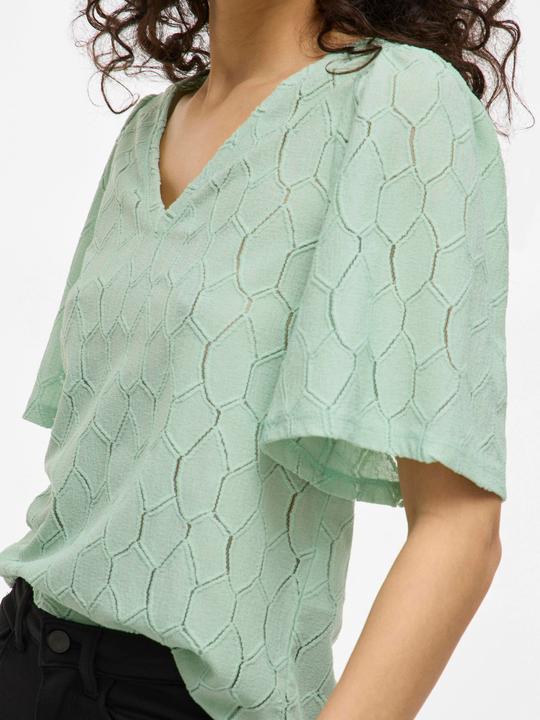 Actual product image Vila V-neck top with short sleeves (M)