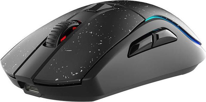 Actual product image Dareu Wireless gaming mouse + charging dock A950 RGB 400-12000 DPI (black) (Wireless)