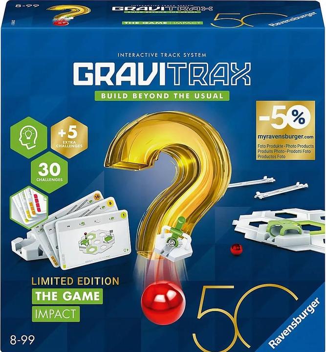Actual product image Ravensburger GraviTrax GraviTrax The Game Impact 50 Years - Logic game for marble run fans