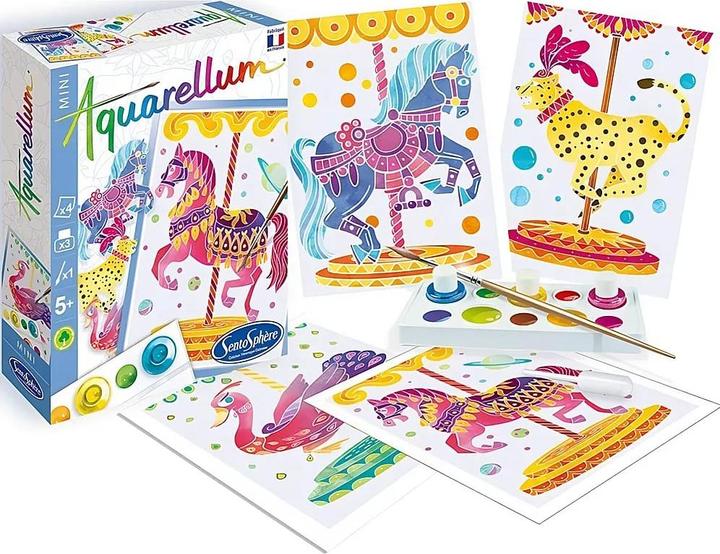 Image du produit Sentosphere aquarellum mini chevaux maneges
