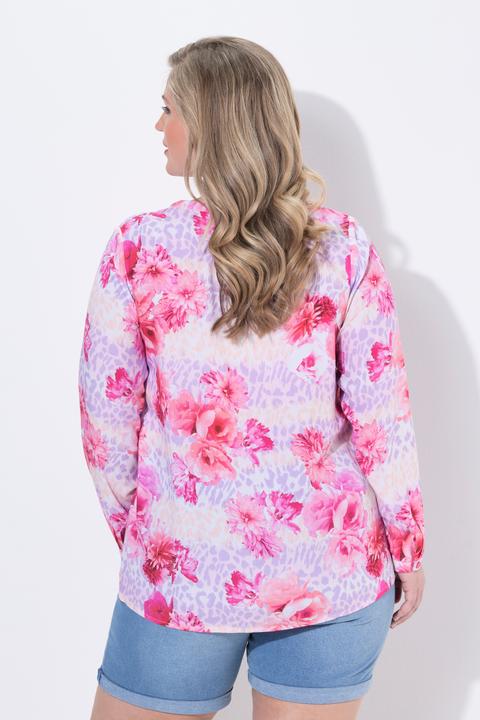 Produktbild Miamoda Bluse, Regular Fit, Muster, Langarm (48)