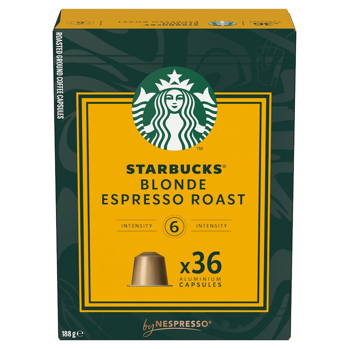 Produktbild Starbucks Blonde Espresso Roast by Nespresso (36 x Port.)