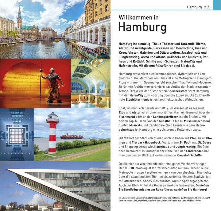 Produktbild TOP10 Reiseführer Hamburg (Deutsch, Gerhard Bruschke, 2023)