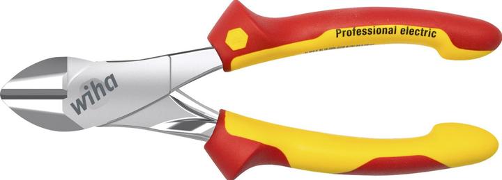 Wiha Heavy-duty diagonal cutters Professional electric with DynamicJoint® with opening spring (41279)... (200 mm)