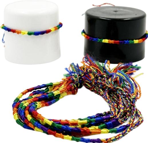 Lgbt-Flaggen-String-Armband (1 cm)