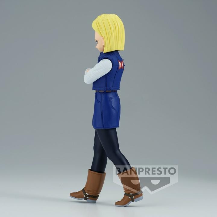 Actual product image Banpresto DRAGON BALL Z - C-18 - Figurine Solid Edge Works 17cm