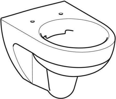 Image du produit Geberit WC suspendu Renova n° 1 Renova cuvette profonde sans rebord blanc 203050000