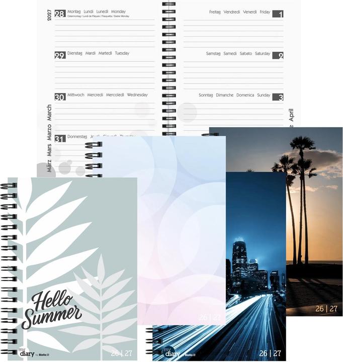 Image du produit Biella Agenda scolaire mydiary Wire-O (A5, 1 semaine / 2 pages)