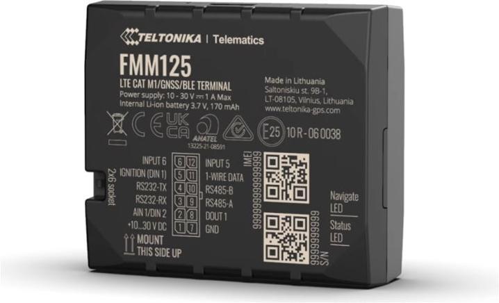 Image du produit Teltonika FMM125, 4G/LTE Tracker, Dual SIM