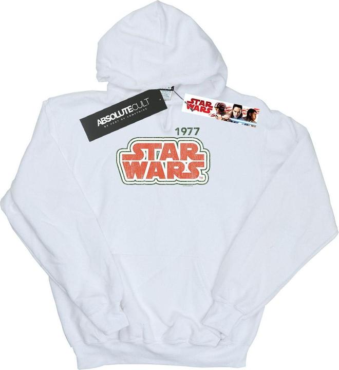 Immagine prodotto Star Wars Retro Outline Felpa con Cappuccio Uomo (XL)