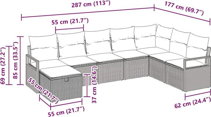 Produktbild vidaXL Poppy