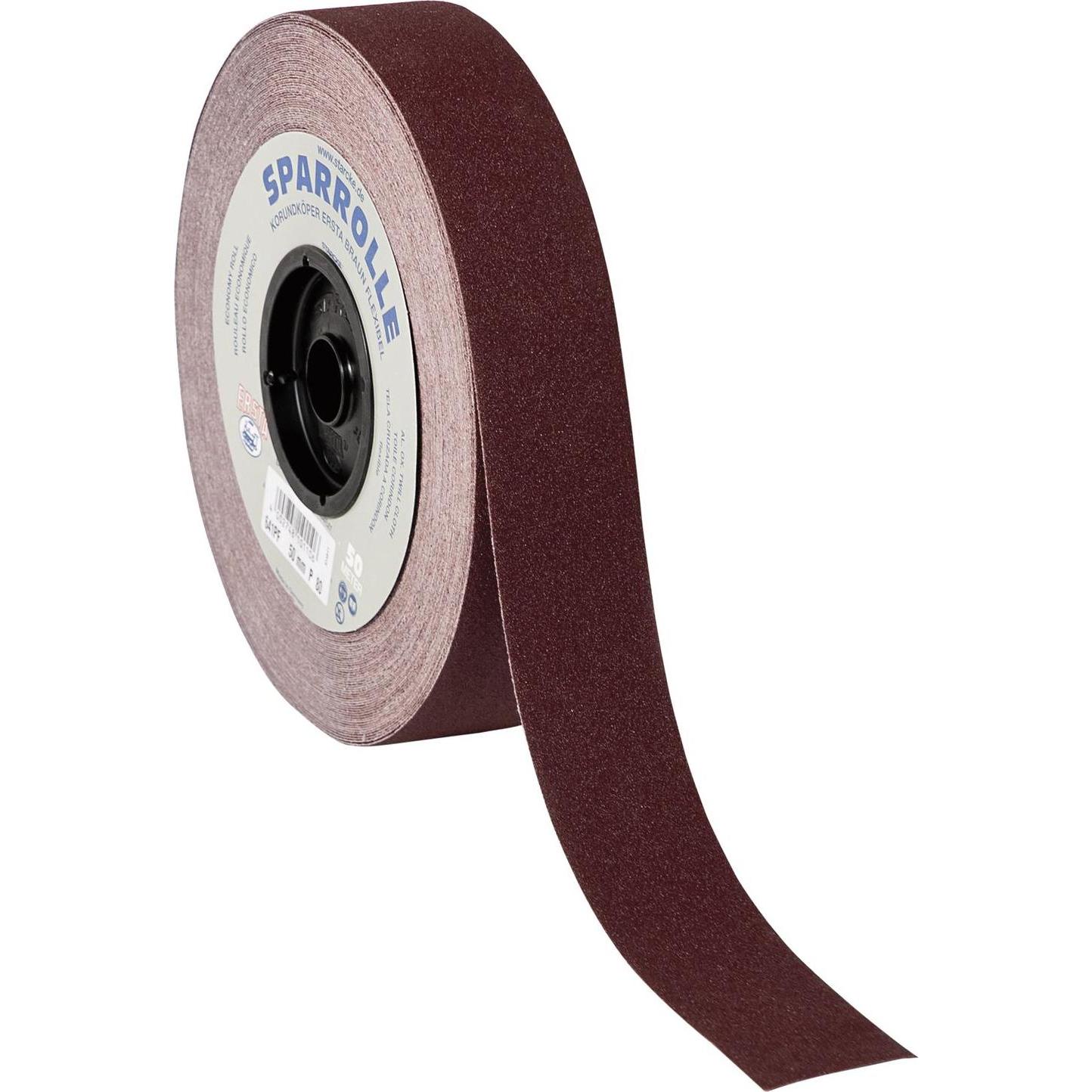 Starcke, Schleifmittel, Sparrolle Schleifpapier Rolle (Metallbearbeitung) 50 mmx50 m Korn 120 (120)