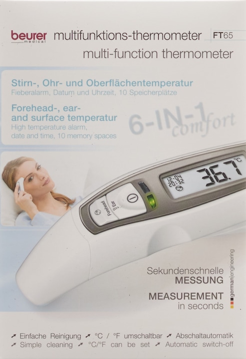 Produktbild Beurer Ft 65 (Stirn, Ohr)