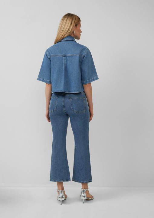 Actual product image S.Oliver Indoor-Jacke Jeansjacke mit kurzen Ärmeln und Nieten-Details (36)